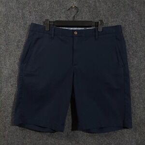 Tommy Bahama Shorts Womens 34 Blue Chino Stretch Tropical Travel Casual